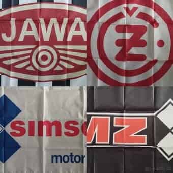 dekorácie JAWA, ČZ, MZ, SIMSON na stenu