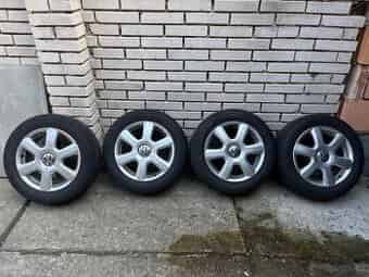 Alu kola R16 4x s letními pneumatikami 215/55 R16
