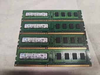 Velká sada RAM pamětí (DDR3, DDR2, DDR1)