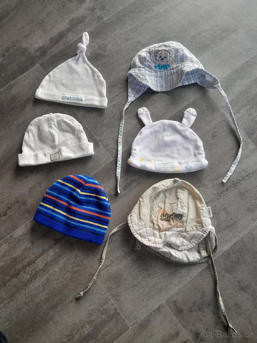 Dětské čepice 68 1