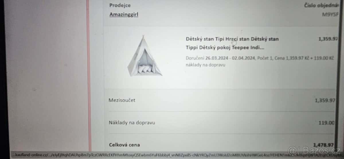 Dětský stan Tipi 6