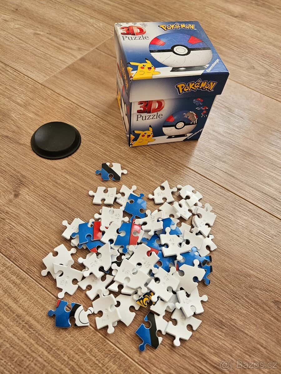 3D puzzle Pokémon - modrý 3