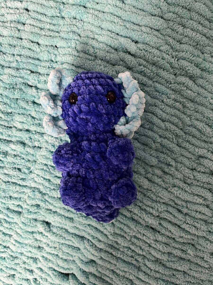 Háčkovaný axolotl 1