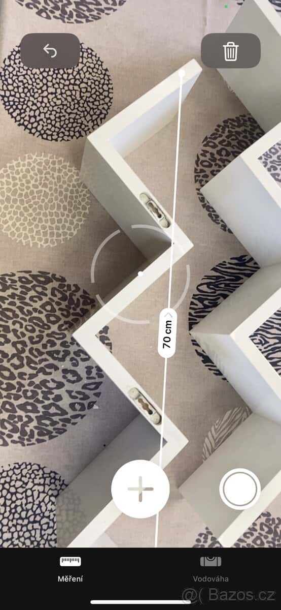 Bílé poličky 2ks 4