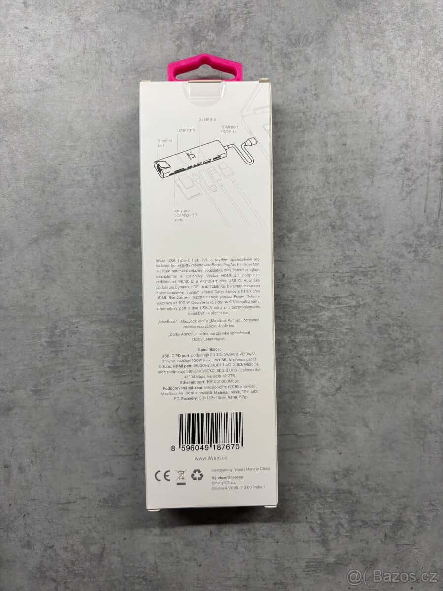 USB Type-C Hub 7v1 2