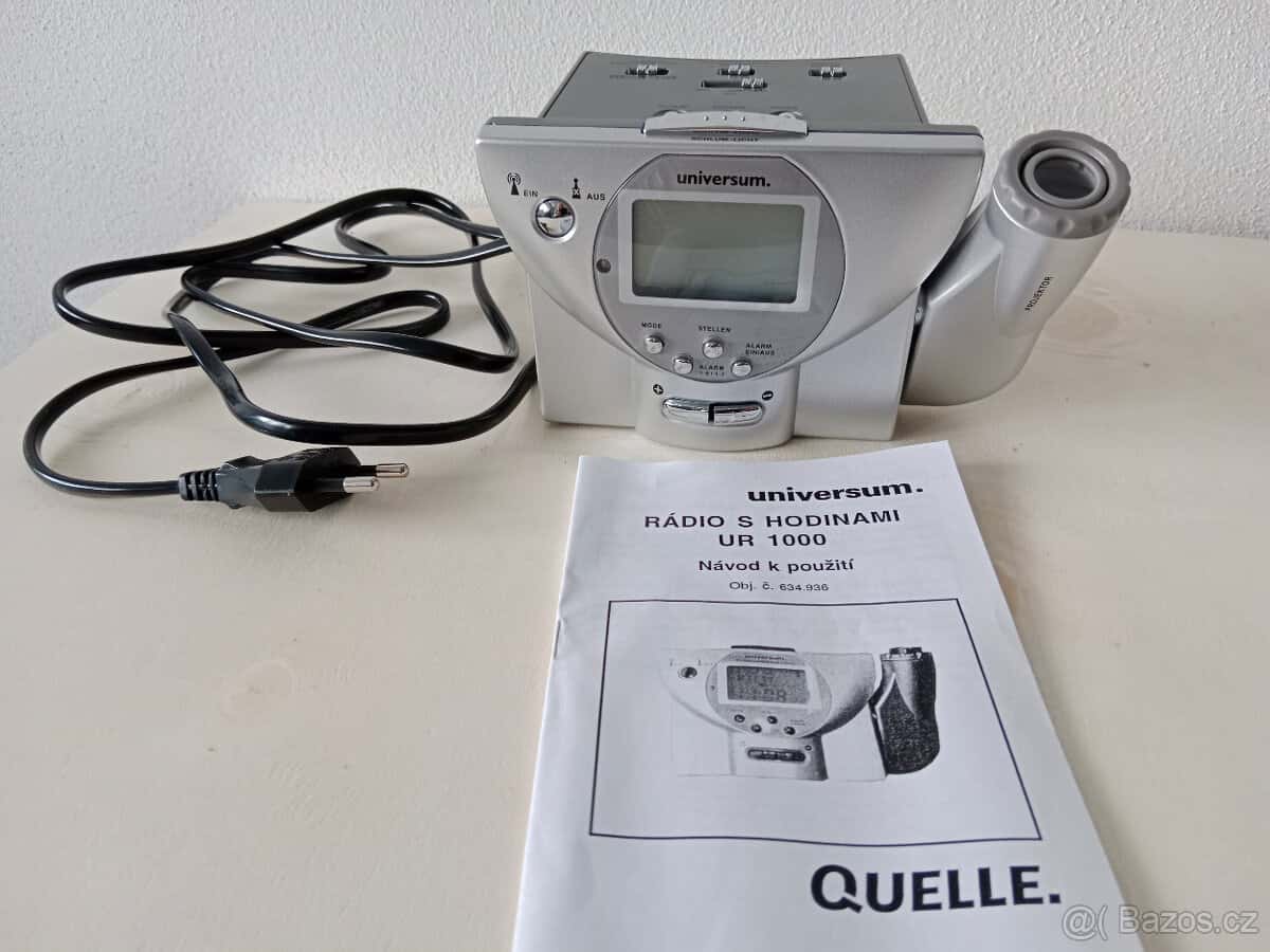 Hodiny s projektorem 2