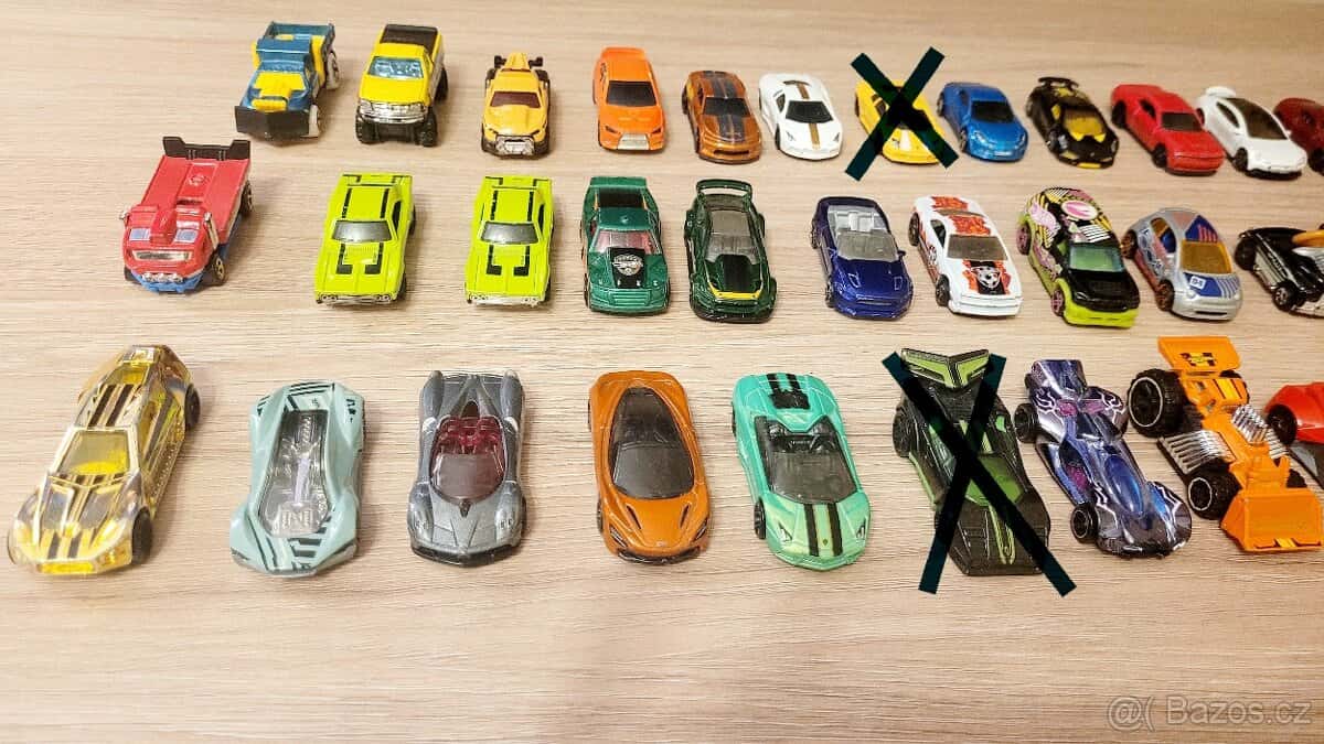 Autíčka hot wheels 2