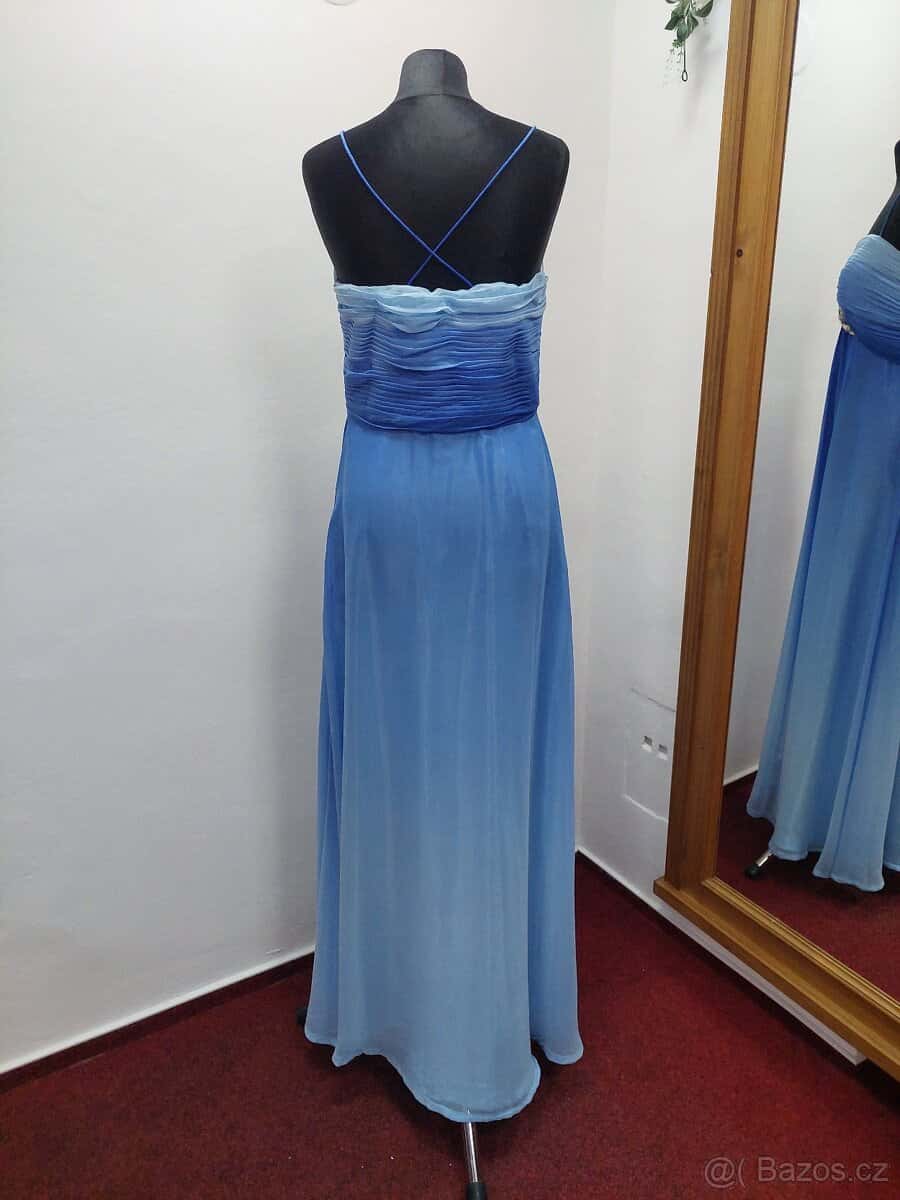 Modré šaty 4