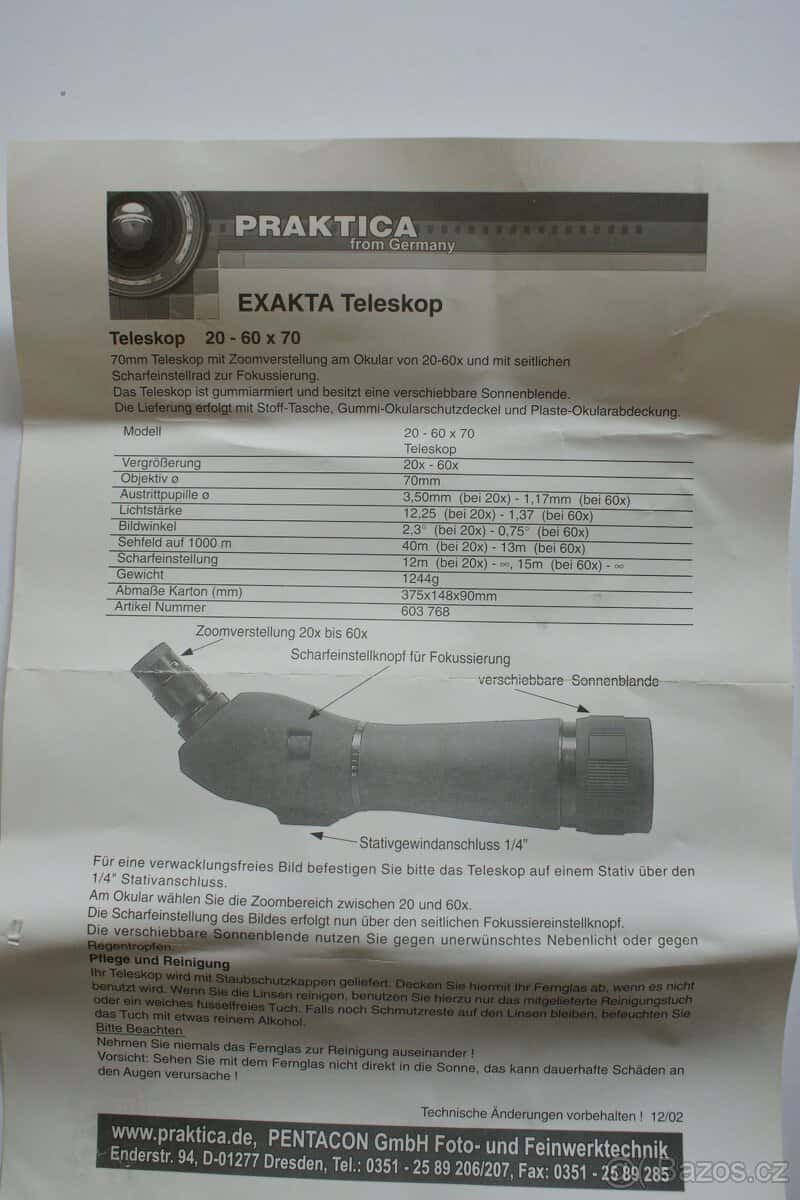 prodám dalekohled 3