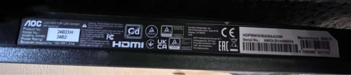 Monitor AOC - 75 HZ 5