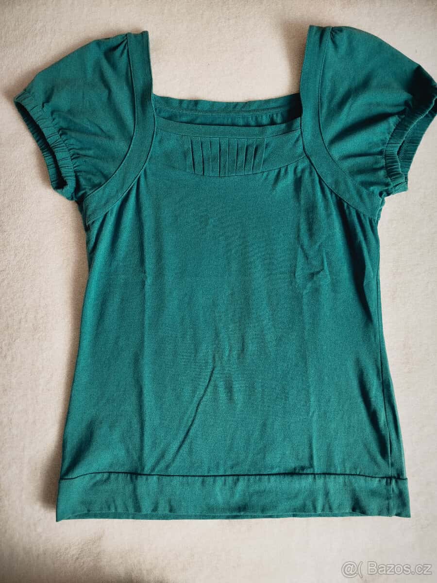 tmavě tyrkysové tričko 3