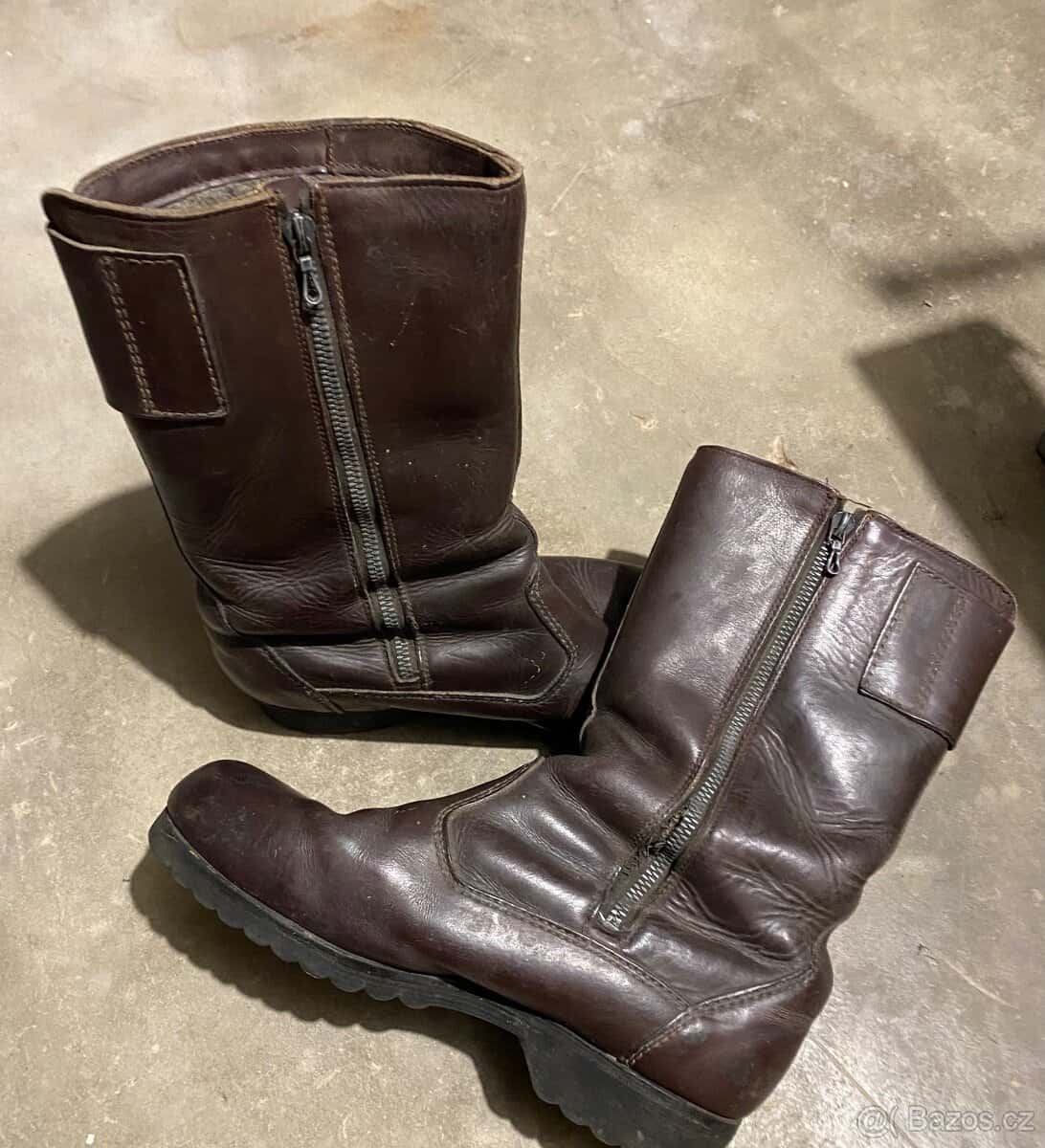 zateplené kožené boty 4