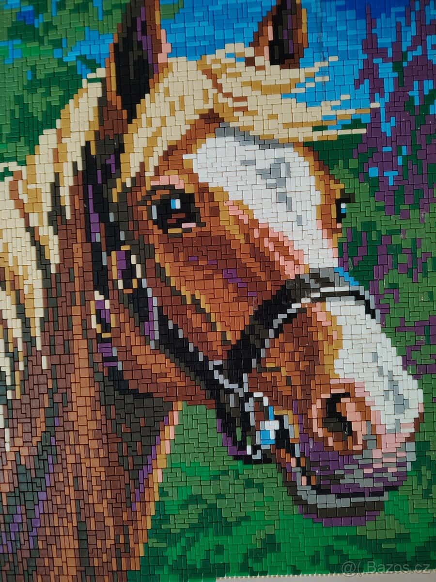 MOZAIKOVÝ OBRAZ KONĚ 1