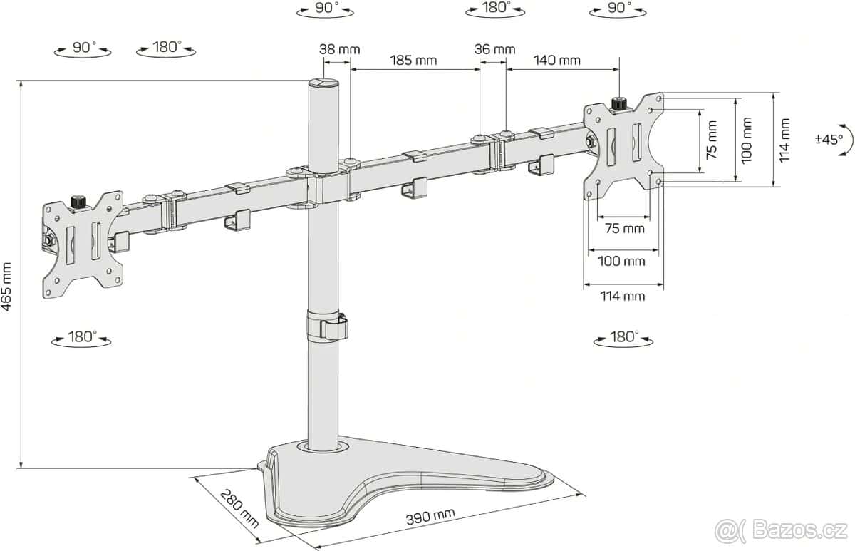 Držák na monitory 3