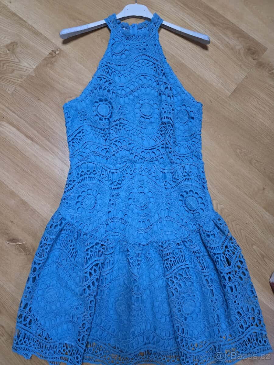 Modré šaty vel. M 2