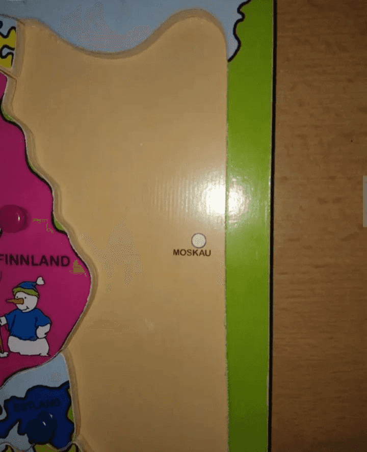 Puzzle dřevěné Evropa 9