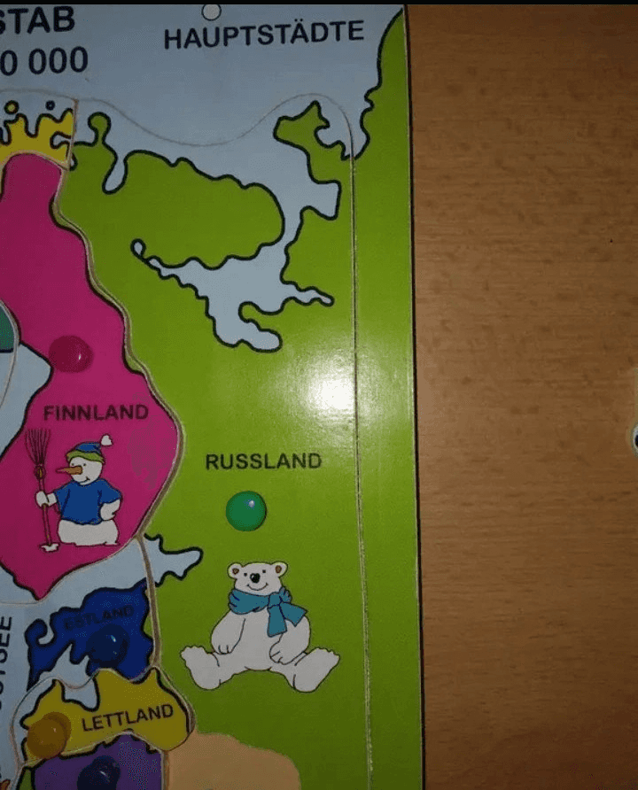 Puzzle dřevěné Evropa 10