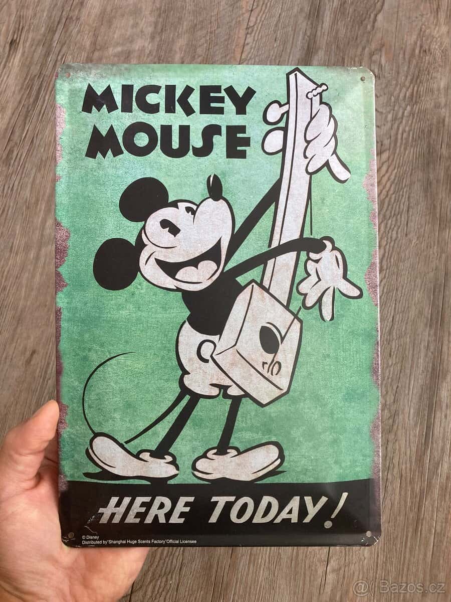 Cedulka Mickey Mouse 1