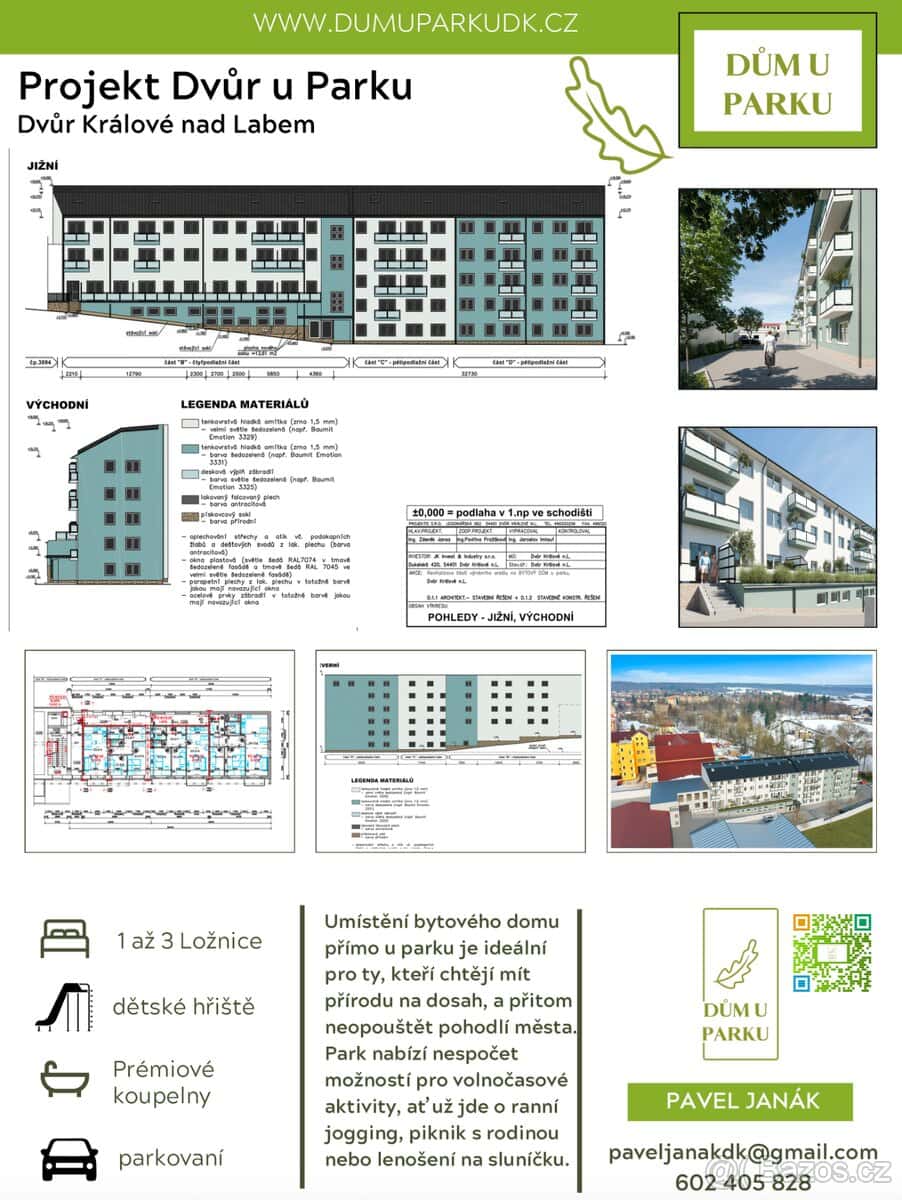 Výstavba bytů - centrum DK 7