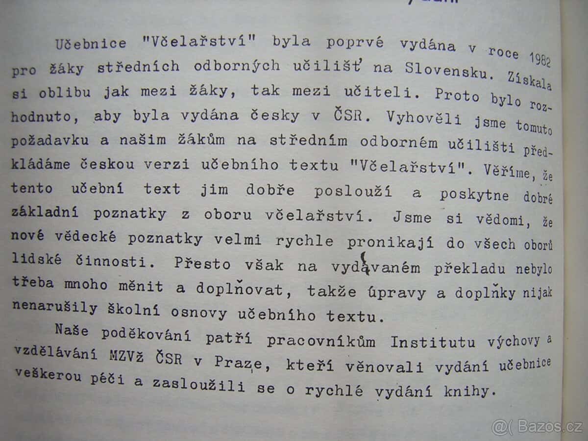 VČELAŘSTVÍ - učebnice 4