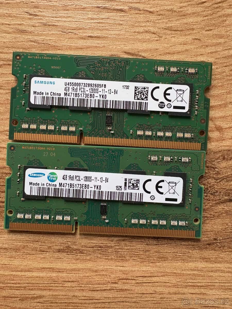 Paměti ddr3 PC , NOTEBOOK 2