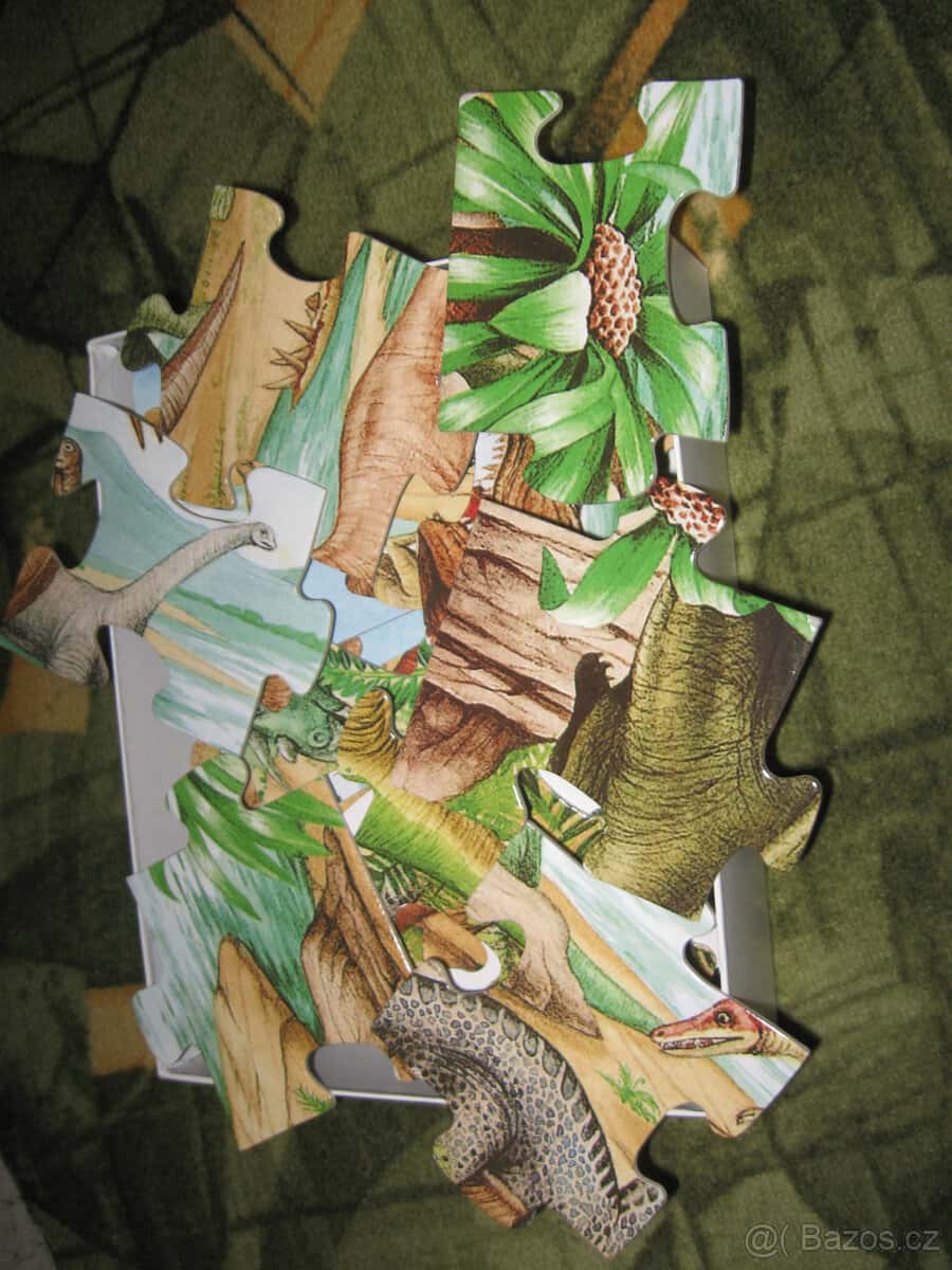 puzzle dinosauři 2