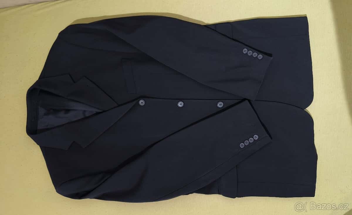 Pánský oblek modrý 2