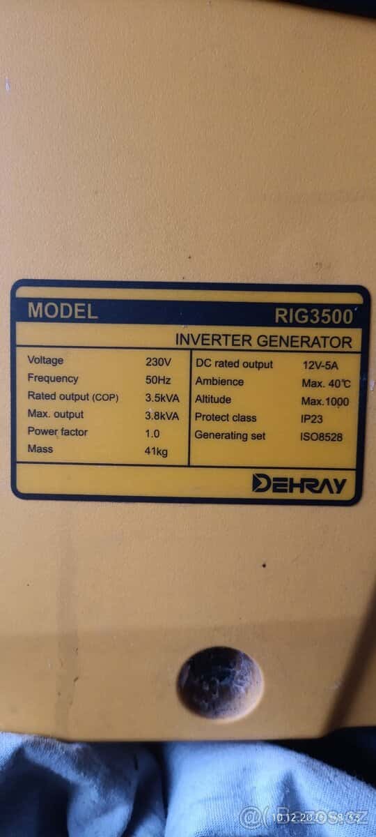 Prodám elektrocentrálu 8