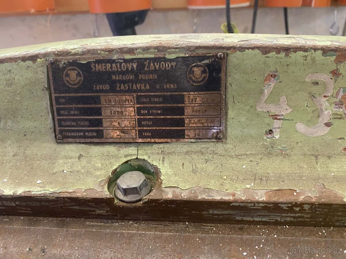 Ohýbačka na plech 2