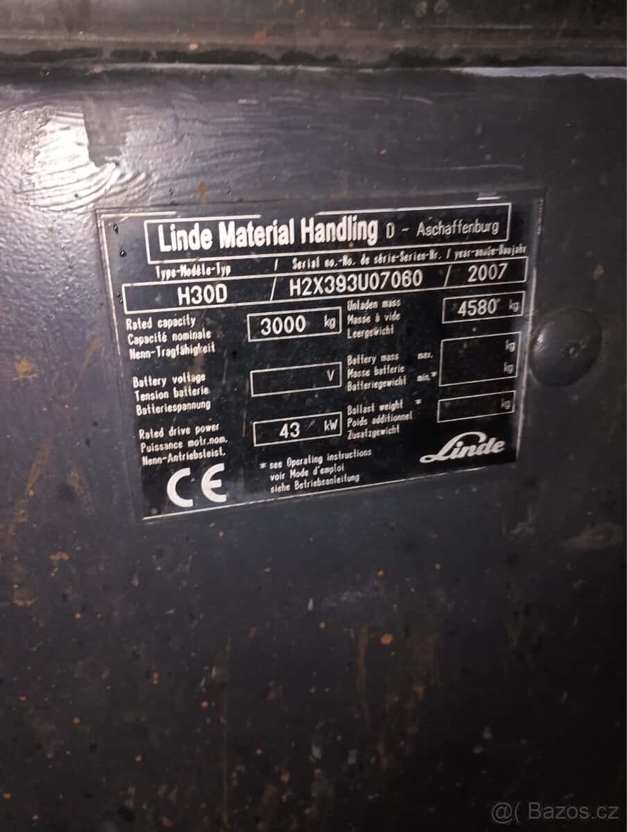 LINDE H30D servis Linde 7