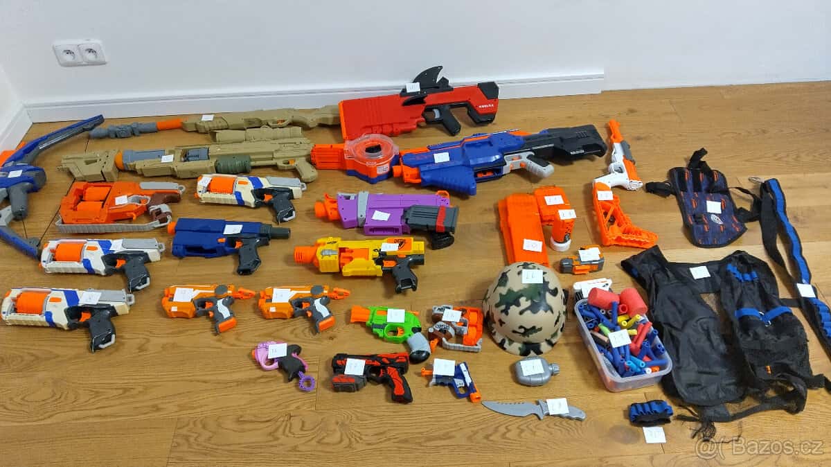 NERF zbraně a další 2