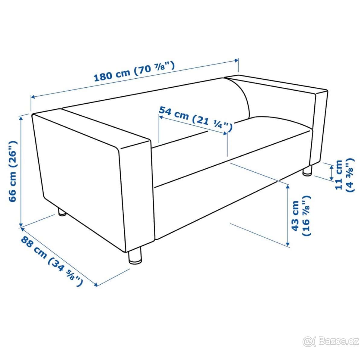 gauč Kalippan ikea 2