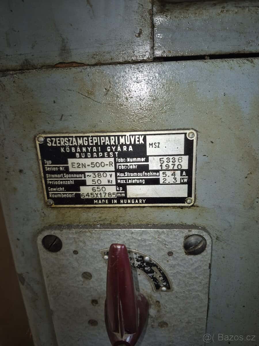 Soustruh E2N 500 R 3