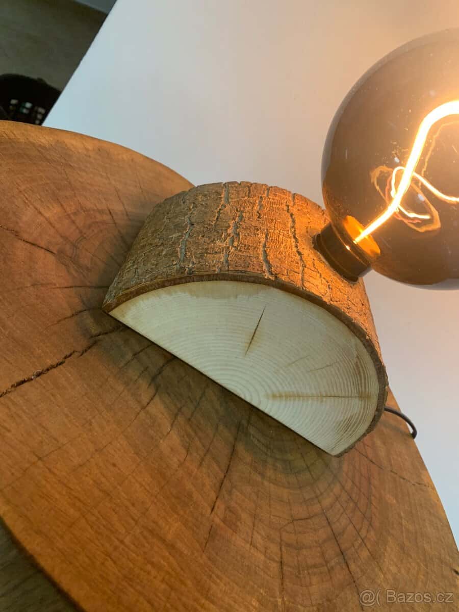 Dřevěná lampička 5