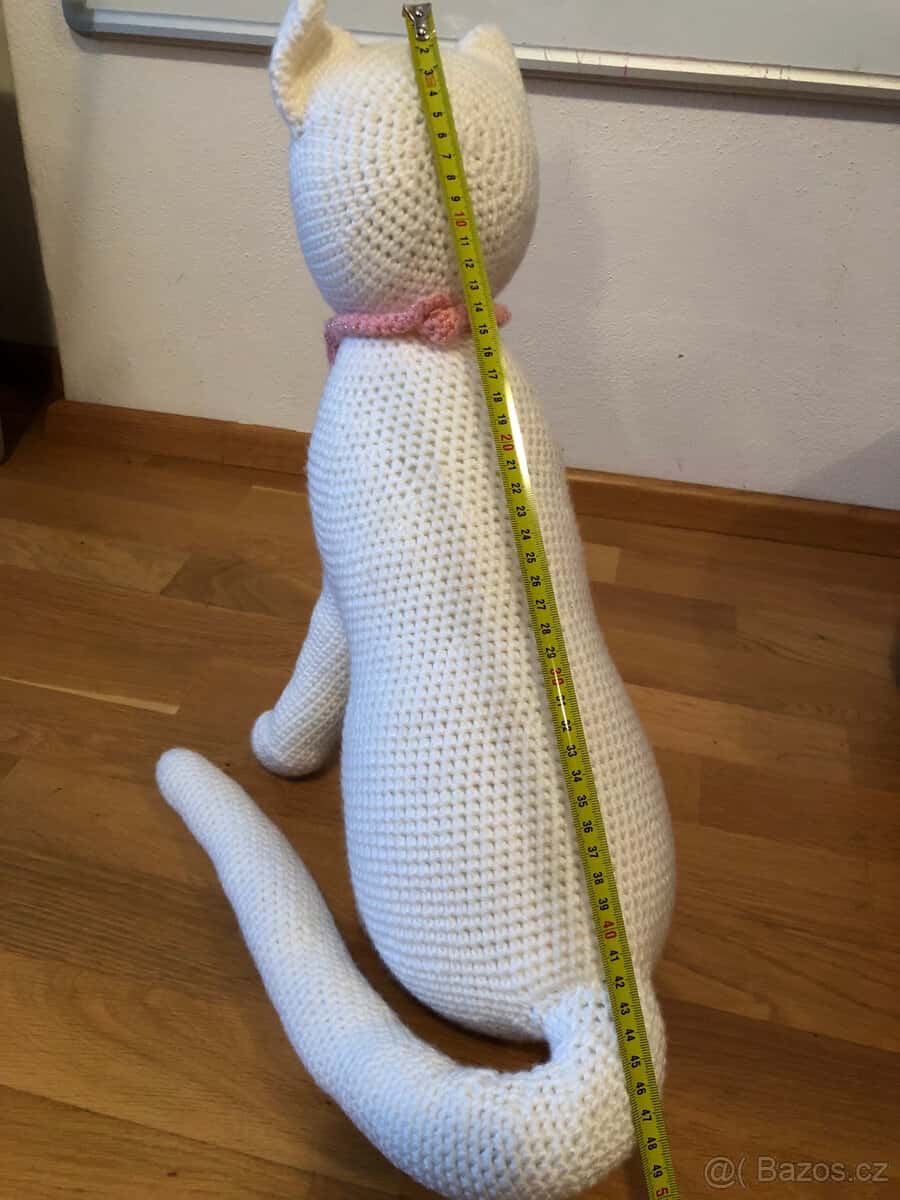 Háčkovaná maxi kočka 8