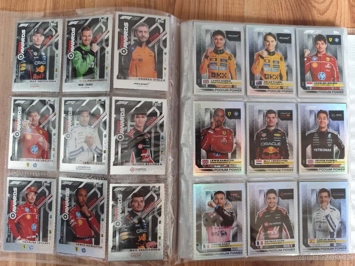 Predám kartičky Formula 1 3