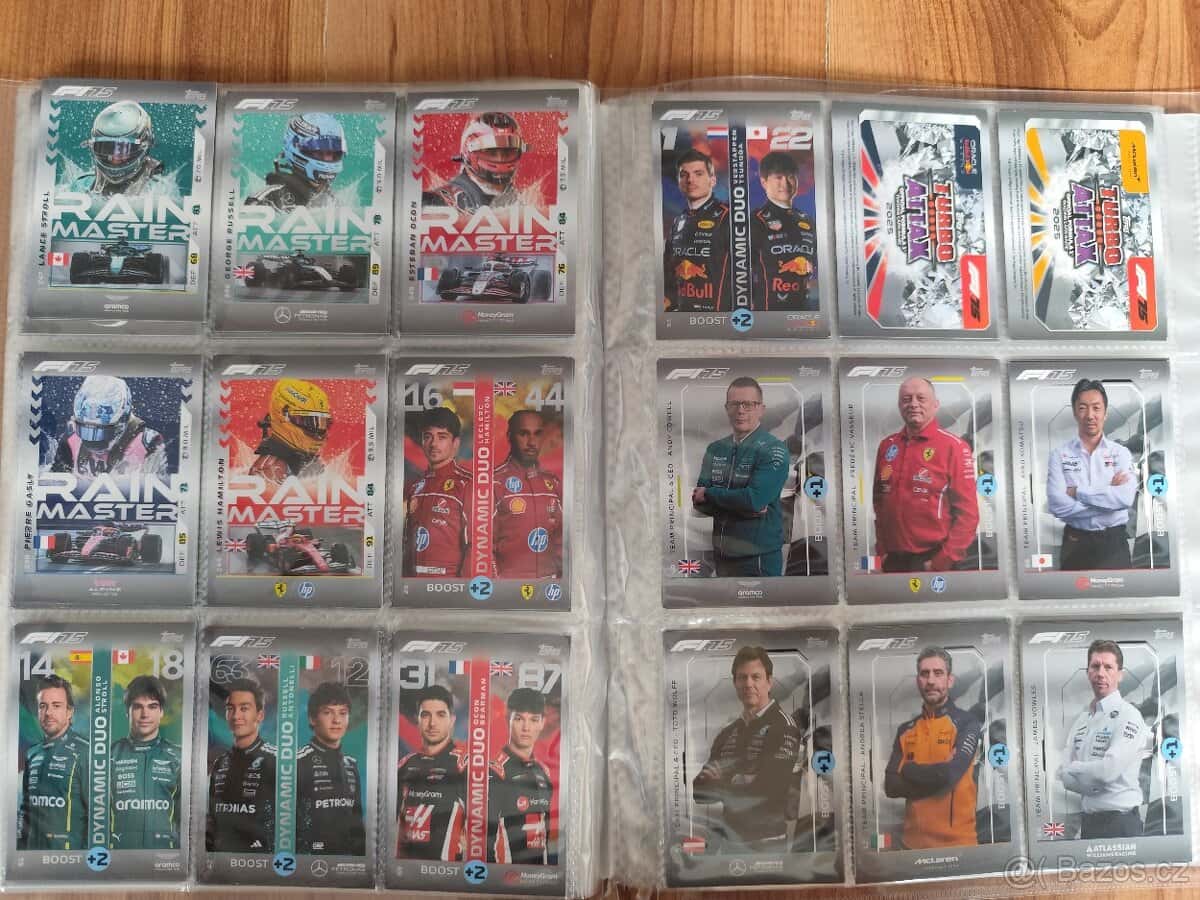 Predám kartičky Formula 1 13