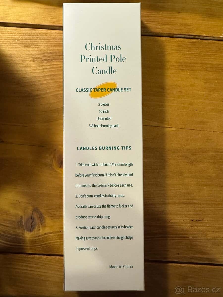 Vánoční svíčky, set 3