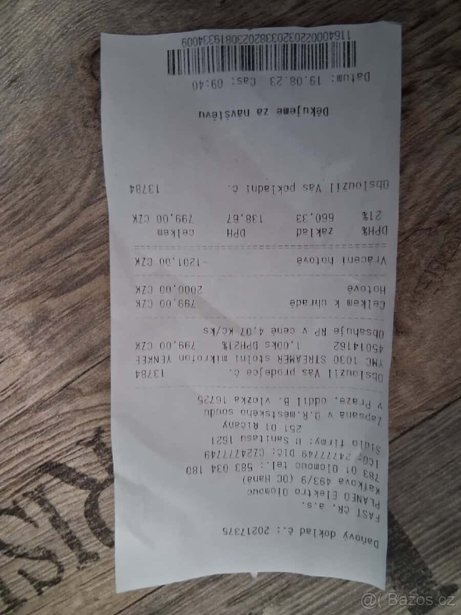 Prodám microfon Yenkee 6