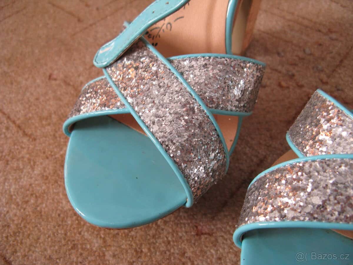 Modré lodičky vel.41 3