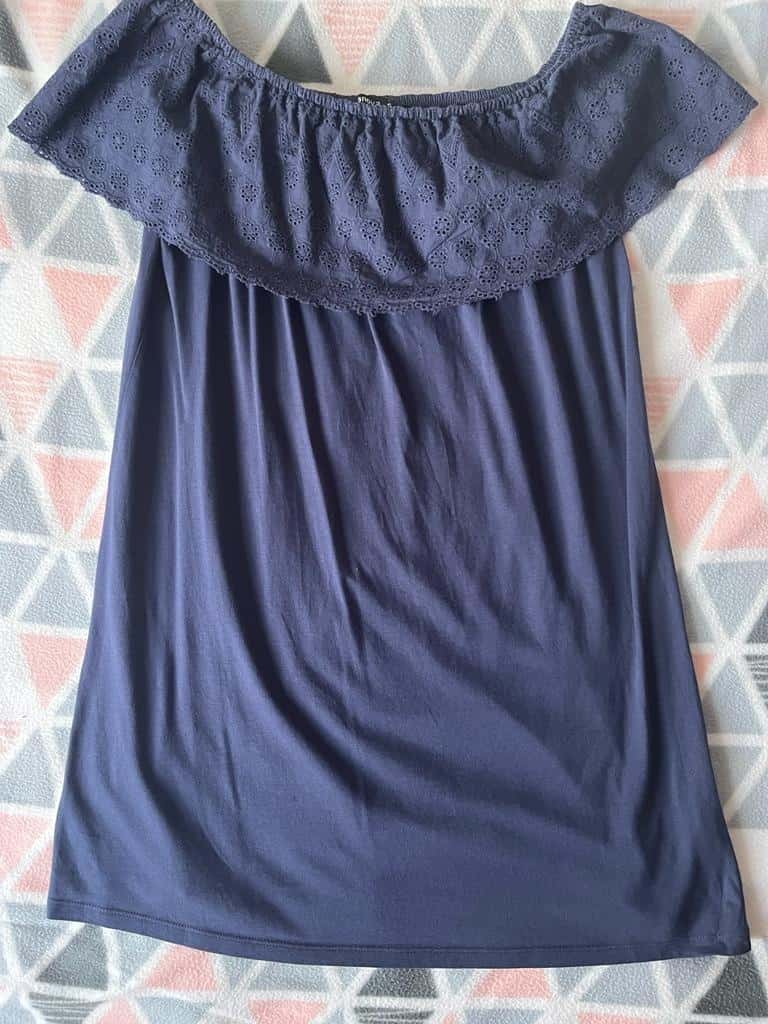 Tmavě modré šaty vel.S 1