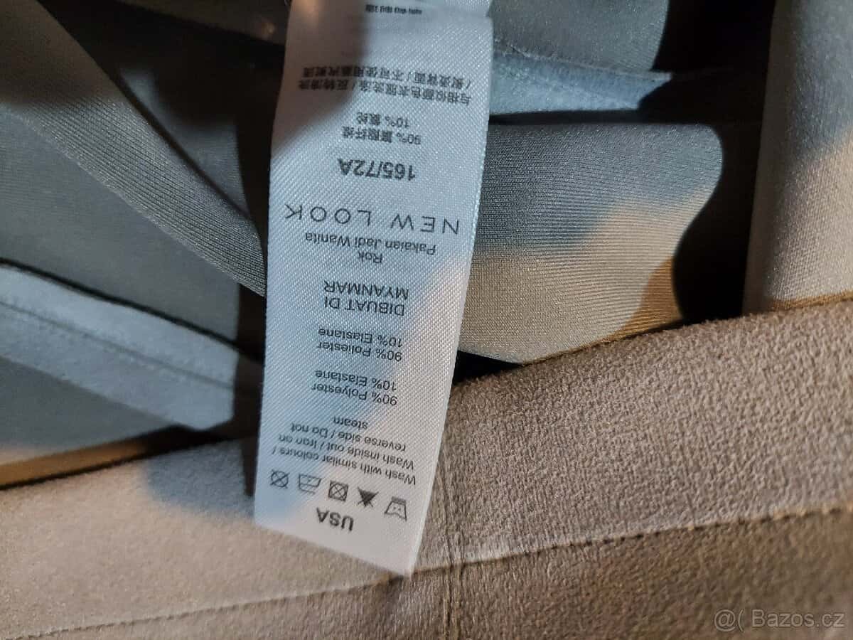 Jarní basic šedá sukně. 7