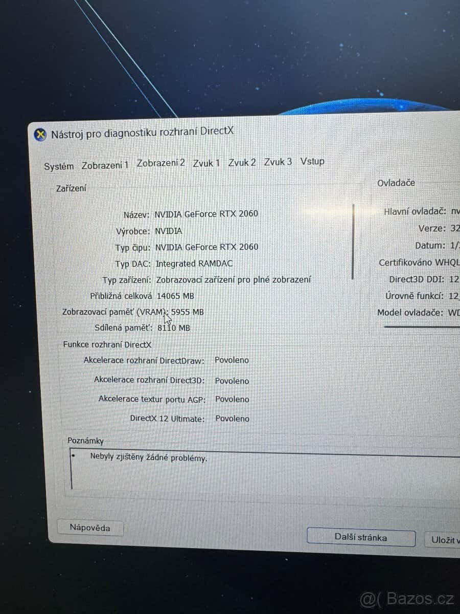 Herní notebook Acer Nitro 6