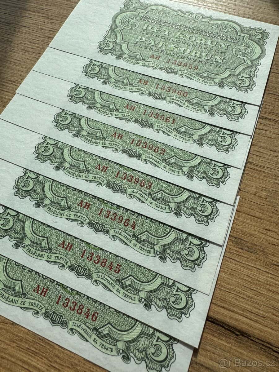 5 Kčs 1961 UNC 2