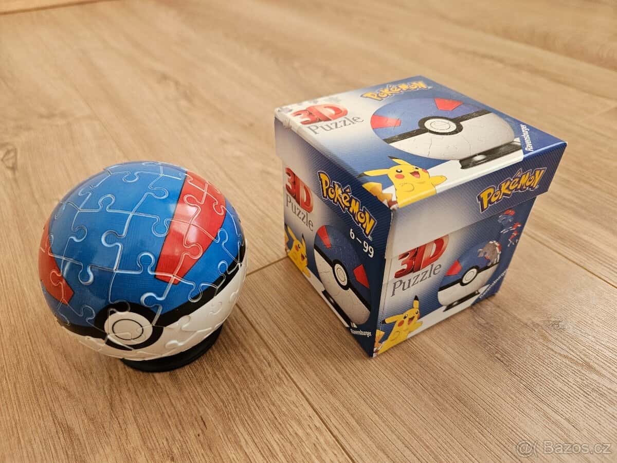 3D puzzle Pokémon - modrý 1