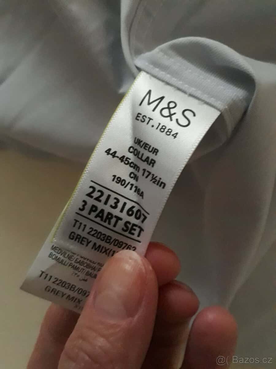 Nová košile Marks & Spencer 5