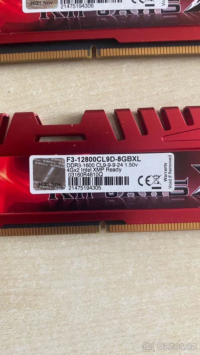 Pc ram/ ramky ddr3 3