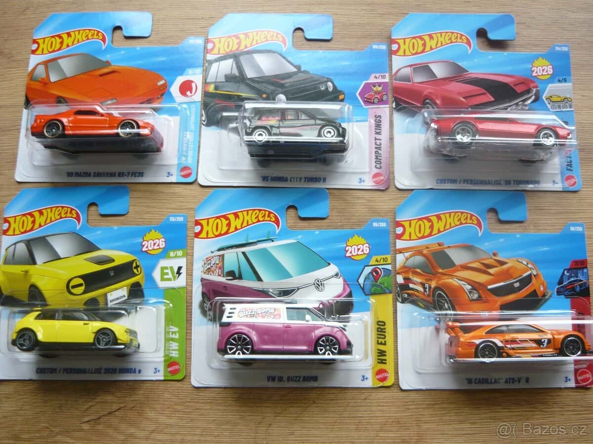 AUTÍČKA HOT WHEELS 2