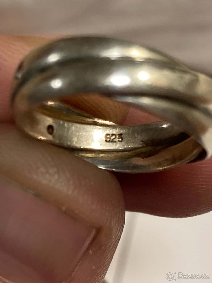 Prsten dámský stříbro 2