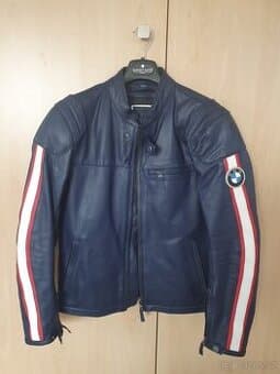 BMW pánská kožená bunda M s pátéřákem